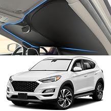 Windshield Sun Shade for Hyundai 2016-2021 Tucson Accessories OEM Size Auto Interior Front Window Sun Visor Heat Protection
