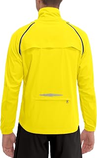 Little Donkey Andy Men's Quick-Dry Running Jacket UPF 50+ Cycling Jacket with Detachable Sleeves