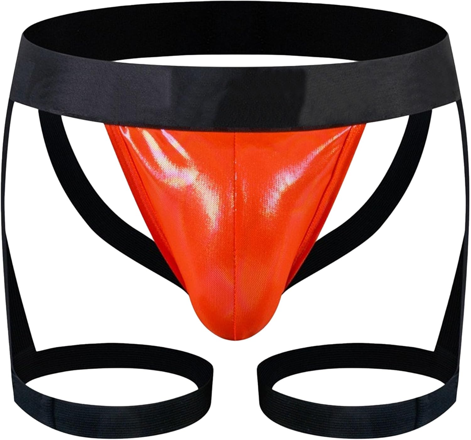 JEKE-DG Mens Jock Straps Underwear Thongs With Garter Bikini Briefs Pouch Enhancing G-String Underwear