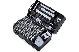 Juego de Destornilladores 117 en 1 para Reparaciones de Alta Precisión