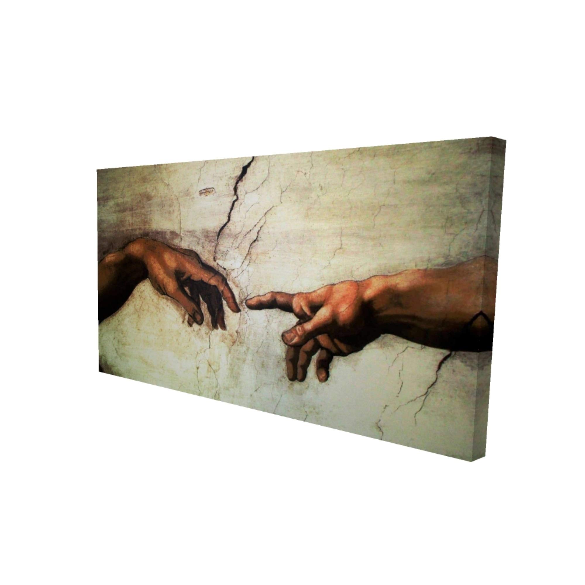 Begin Michelangelo's Creation of Adam - Print on Canvas Edition