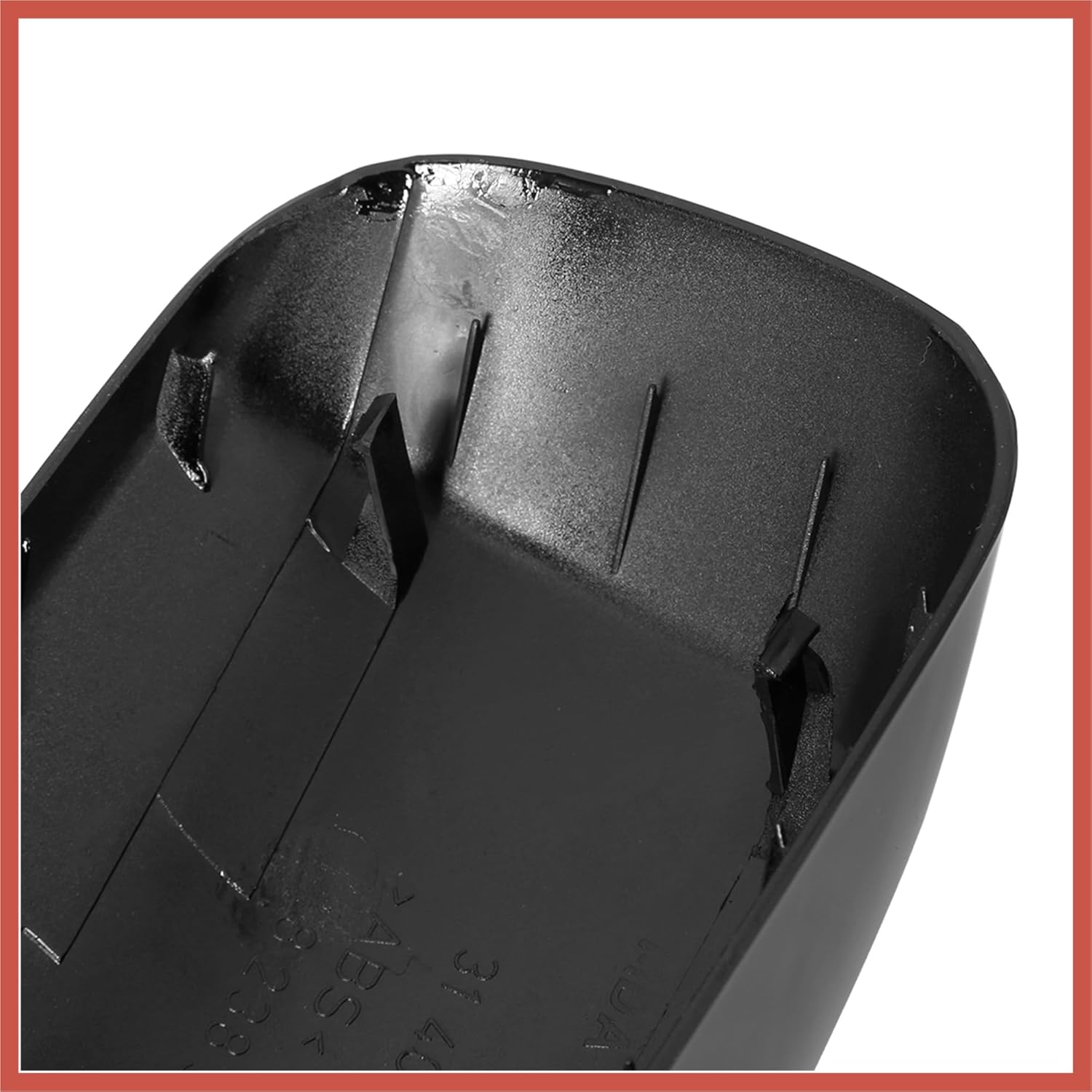 ACROPIX 2pcs Rearview Mirror Cover for BMW 3 Series E46 318i 320i 325i Car Mirror Covering Cap Exterior Parts Replacement Modification Glossy Black Car Parts