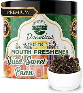 Danodia Foods Dried Sweet Paan 100 g (3.53 oz) — Authentic Indian Mouth Freshener (Mukhwas), Dry Dates • Rose • Fennel, Non Tobacco, Alcohol Free | Authentic Natural Mouth Freshner