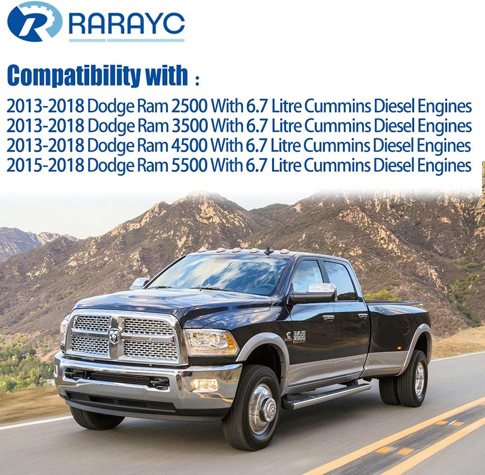 6.7L Cummins Fuel Filter Water Separator Set | Replacement for 2013-2018 Dodge Ram 2500 3500 4500 5500 6.7L | Replaces# 68197867AA 68157291AA 5083285AA