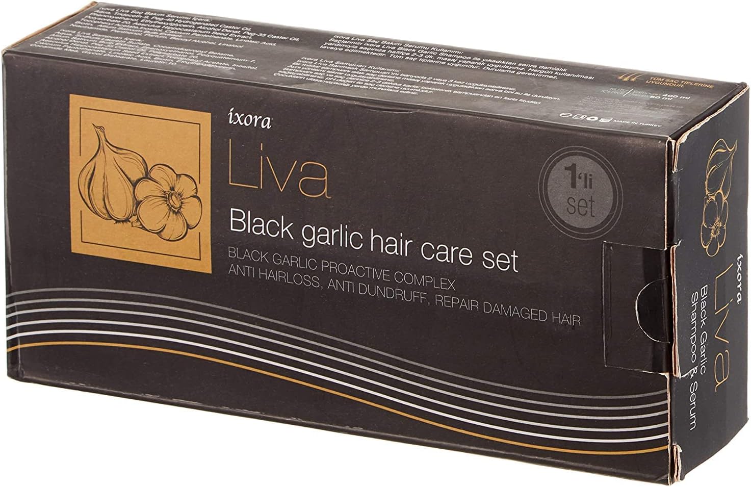 Liva Black Garlic Hair Care Set