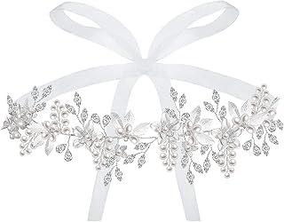 Bridal Wedding Dress Belt Rhinestone Pearl Wedding Sash for Bride Dress ...