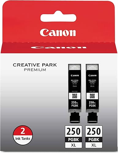 Miniatura 8 de Canon PGI-250XL - Cartuchos de tinta gris CLI-251XL de color negro Twin Pack y Canon compatibles con impresoras de la serie MG e IP