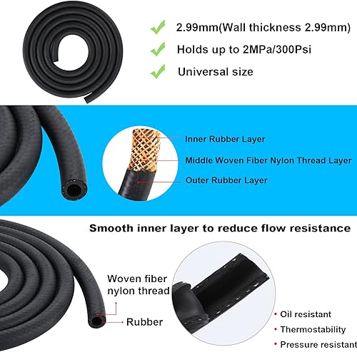 Miniatura 12 de Bomba de combustible eléctrica Bomba de transferencia de combustible en línea Bomba de combustible diesel de gas de baja presión universal 12v