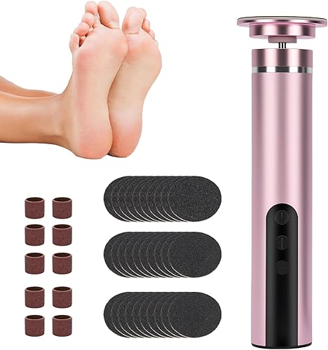 Rapeuse Pieds électrique, 2 En 1 Rechargeable Ponceuse Pieds Electrique, 9 Vites