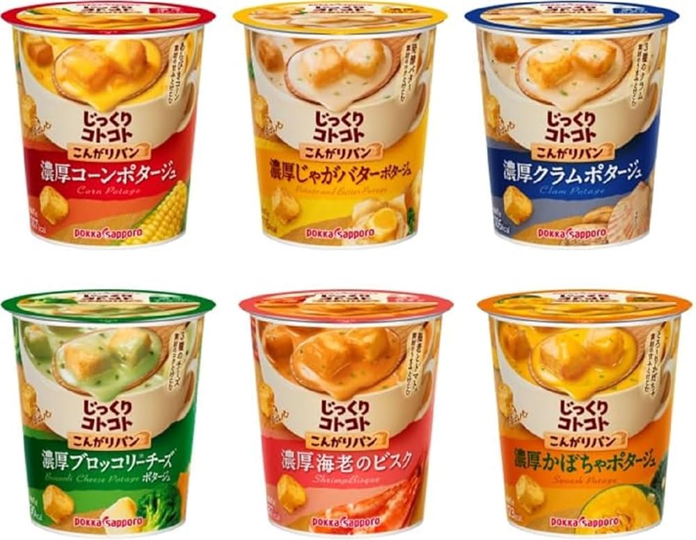 Amazon.co.jp: ポッカサッポロ じっくりコトコト こんがりパン 6種