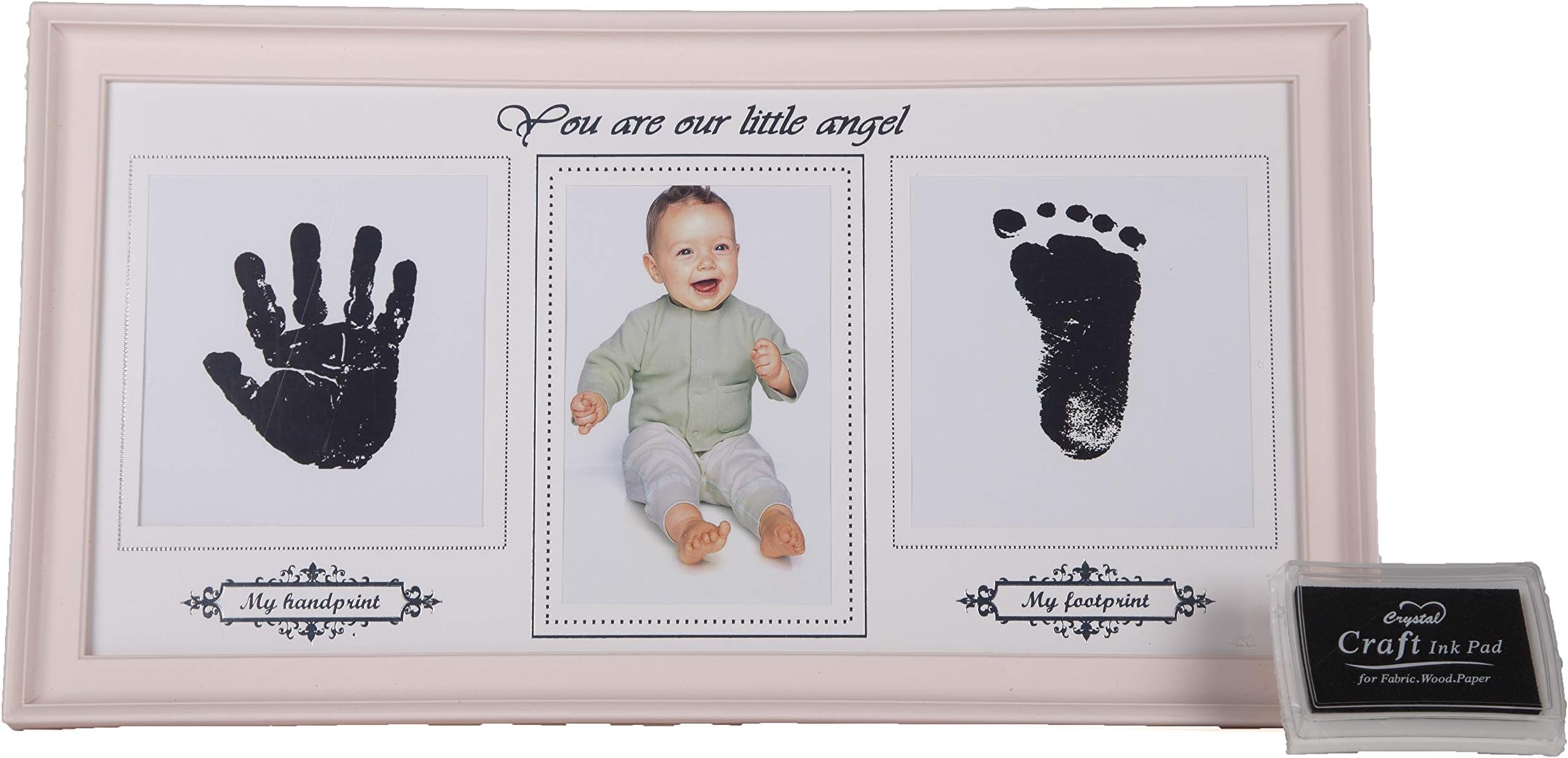 Aica Gifts Acrylic Photo Frame (21 x 42 x 3 cm, Pink)