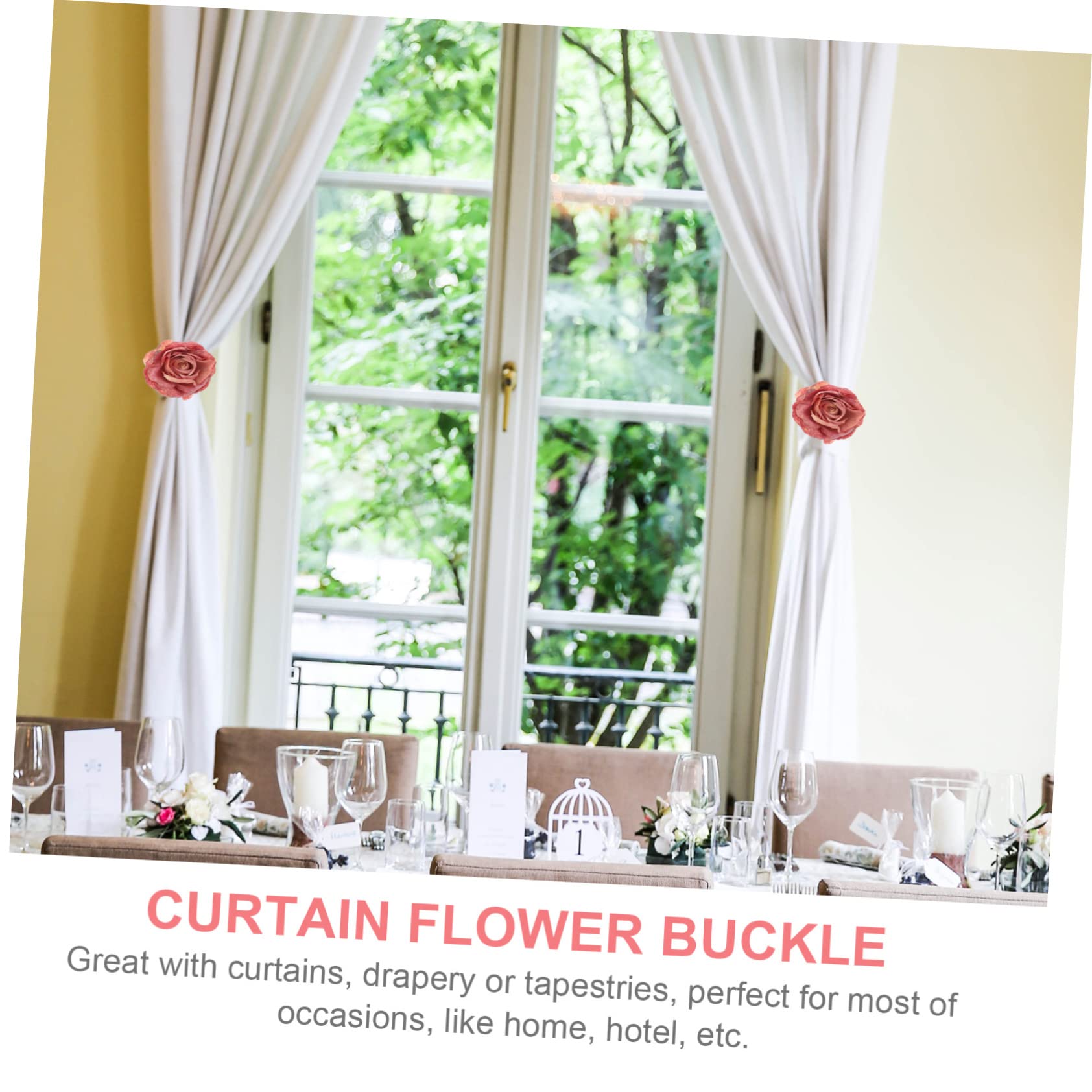Embrasses De Rideaux Avec Aimant,paquet De 4 Boucles,attaches De Rideaux, Décoration De Rideaux,accessoires, Embrasses De Rideaux Magnétiques, Doré | Leroy Merlin