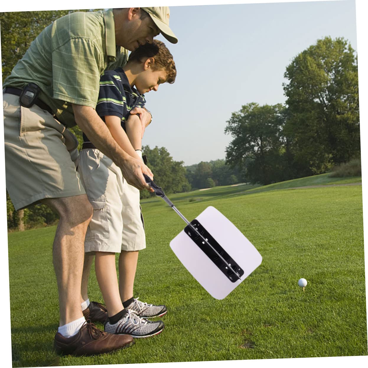 Entrenador de Swing para Golf Ventilador de Abs y Simulación de Movimiento Completo para Práctica y Entrenamiento de Agarre Adecuado