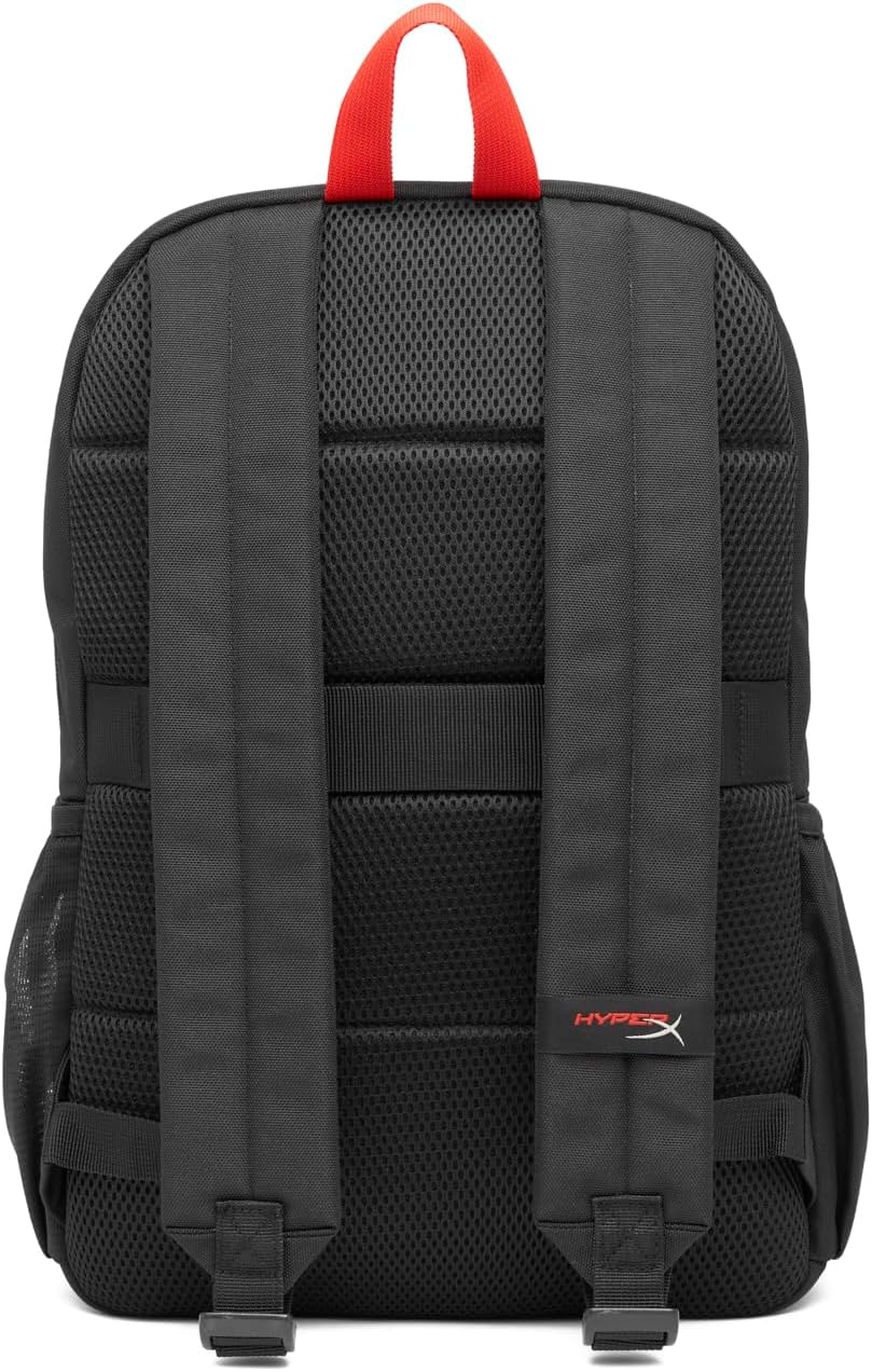 HyperX Delta Gaming Backpack Secure Organization Recycled Materials Travel Ready Black