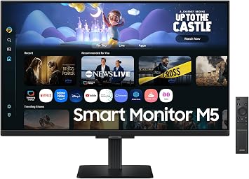 Samsung 27'' Smart Monitor M5 M50F FHD With Speakers 1920x1080 LS27FM500EUXXU
