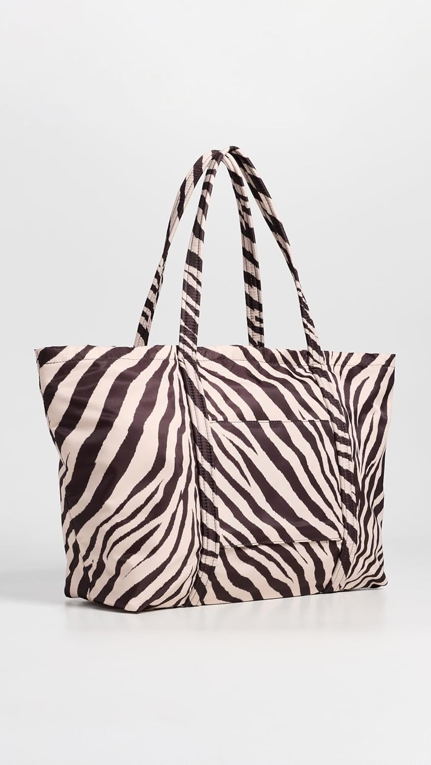 Loeffler Randall Women's Dina Travel Tote, Vintage Zebra, One Size