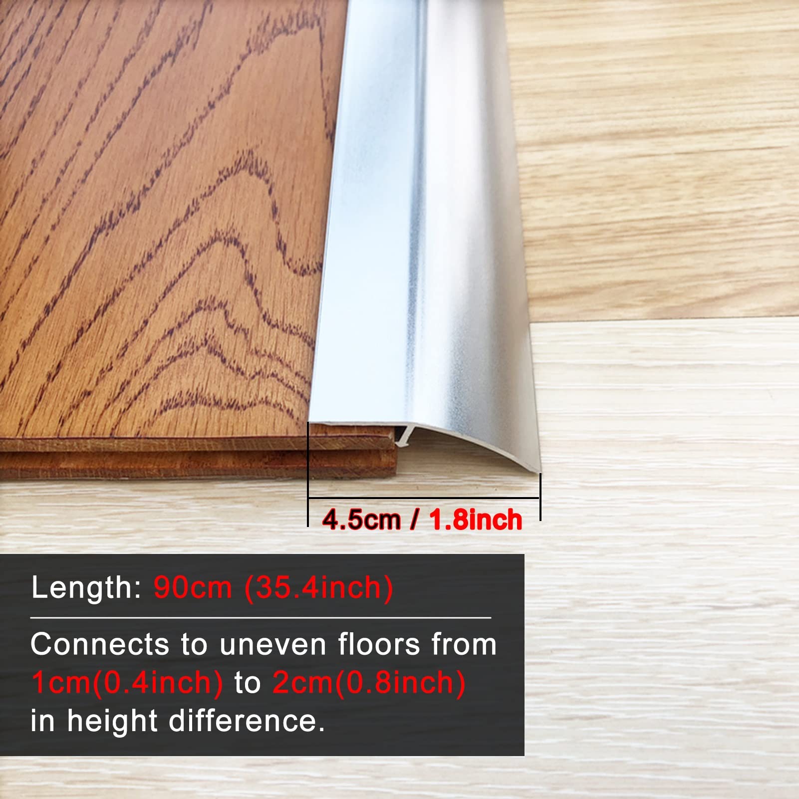 Brushed Nickel Floor Trim