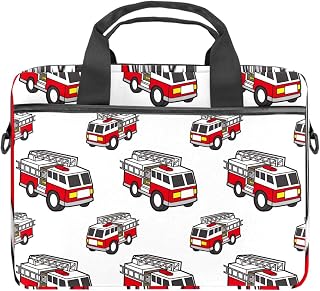 Fire Engine - Maletín para portátil (13,4 a 14,5 pulgadas), color blanco