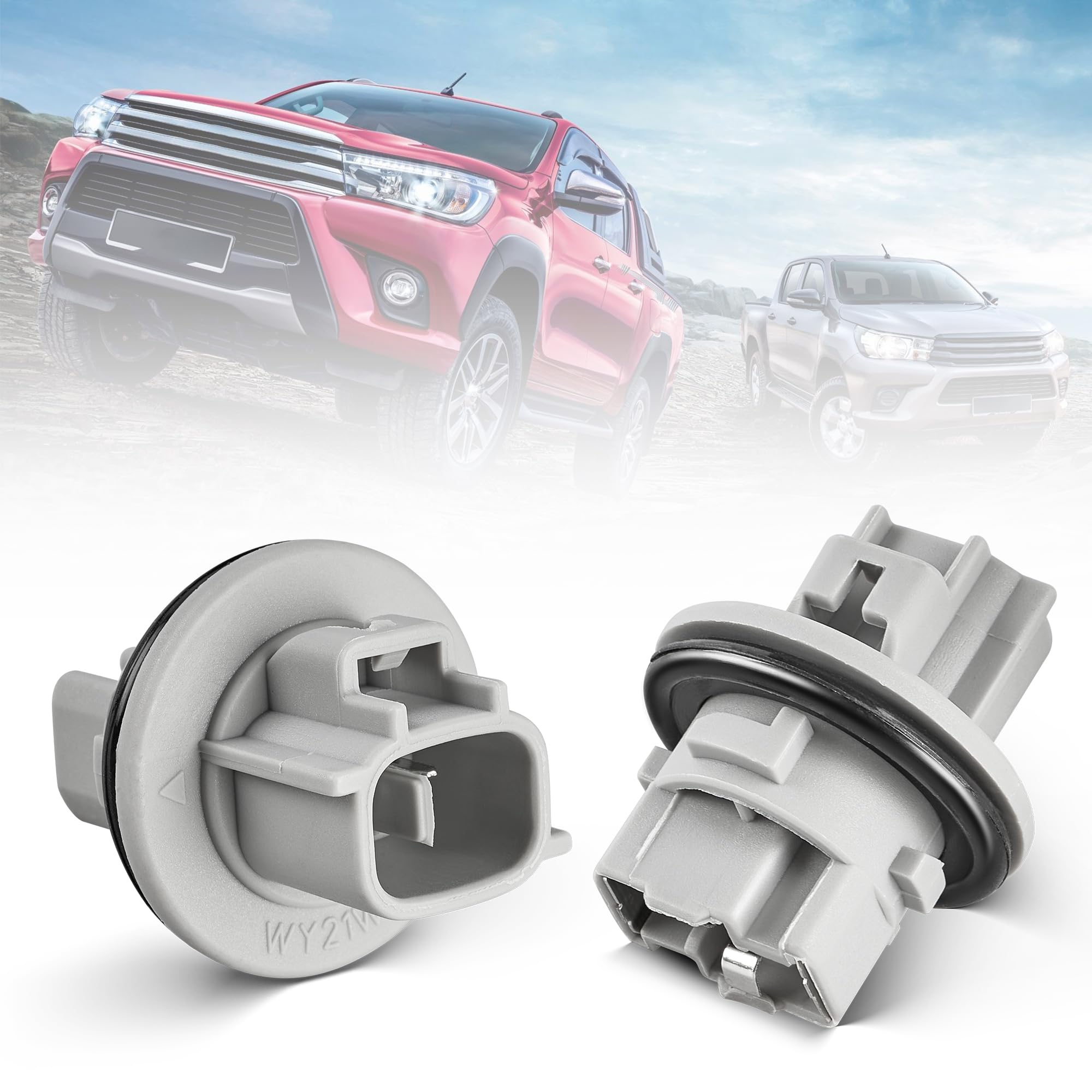 Amazon.com: RED WOLF Front Turn Signal Light Socket 2-Pin for 2003