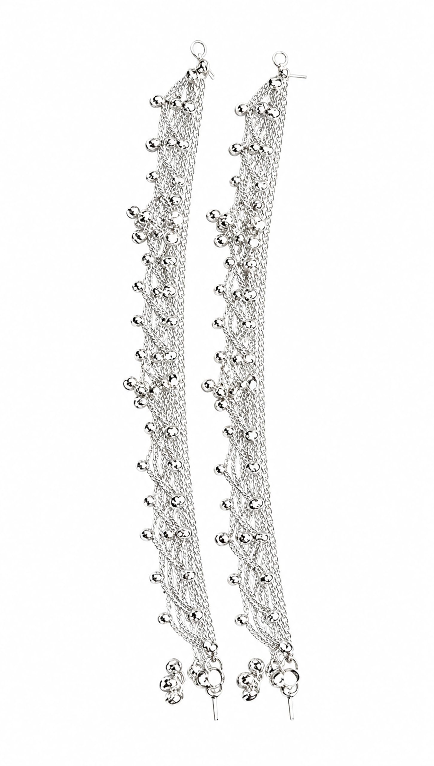 Silver Fancy Chain Design Payal for Women & Girls, 1 Pair-image-45
