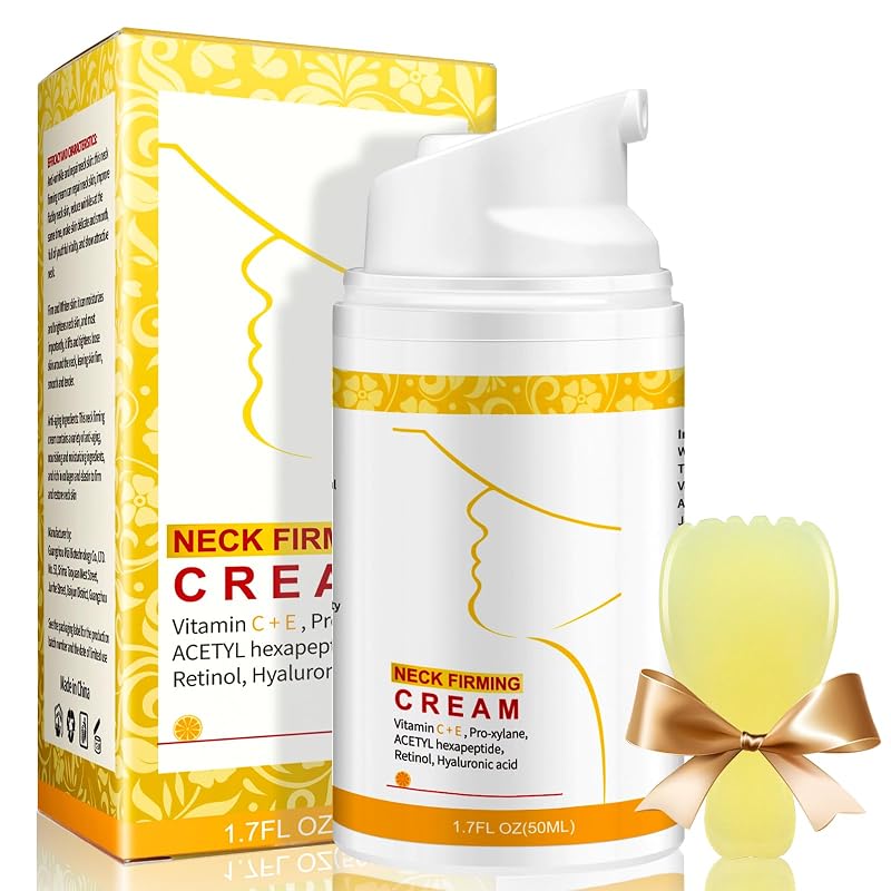 Creme para pescoço MKAZP com retinol e colágeno, 50 mL