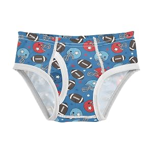 Boys Exclusive Briefs Toddler Underwear 95 Combed Cotton Boxerbriefs 2T American Football Star Helmet