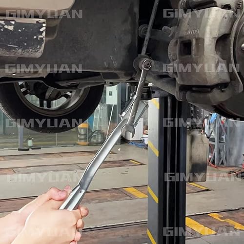 Miniatura 3 de Mangetic - Barra extensora de llave, herramienta de llave de extensión de 13.5 pulgadas con orificio cuadrado de 12 pulgada para llaves universales,