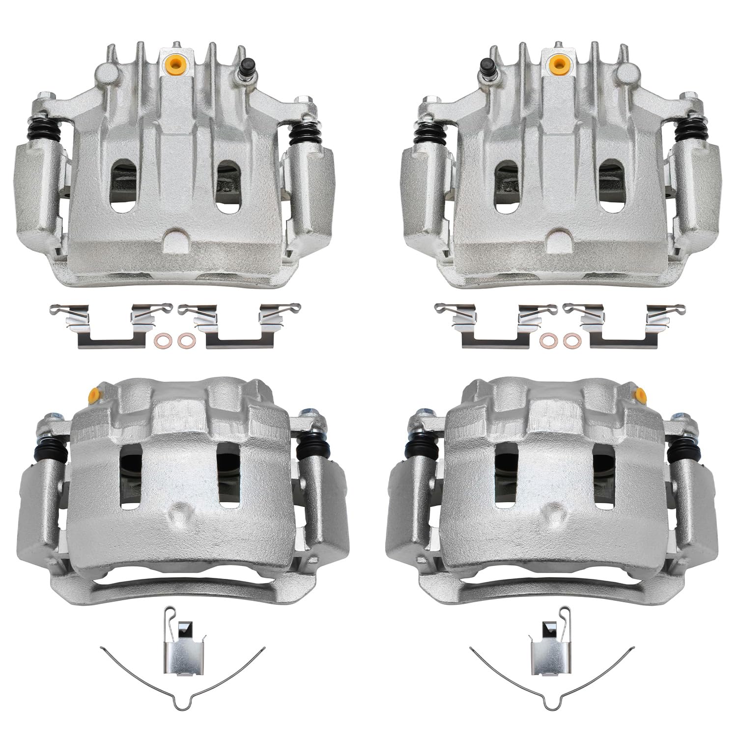 Detroit Axle - 4pc Brake Calipers for 2000-2005 Ford Excursion