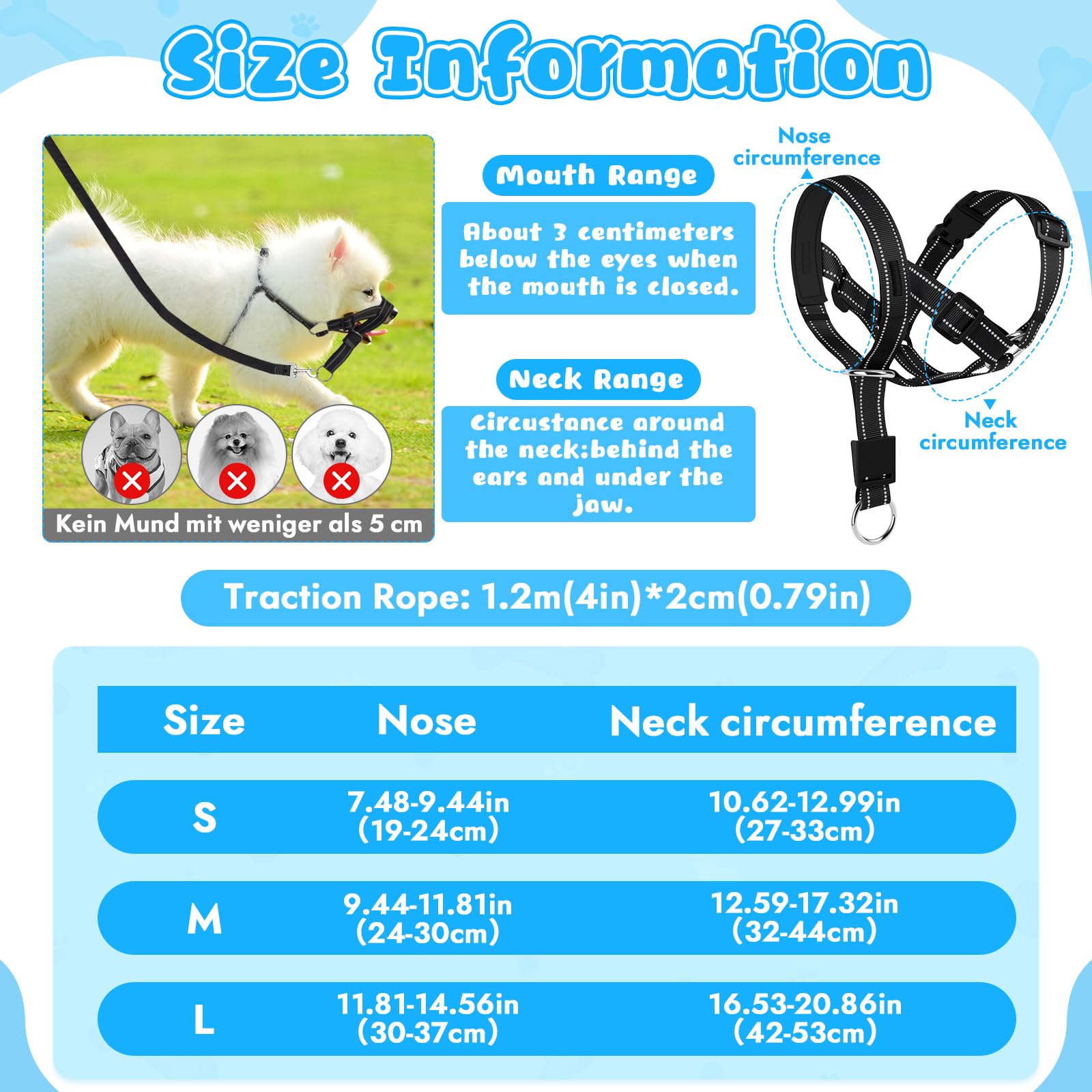 Dog Head Collar, No Pull Head Harness - Image 2