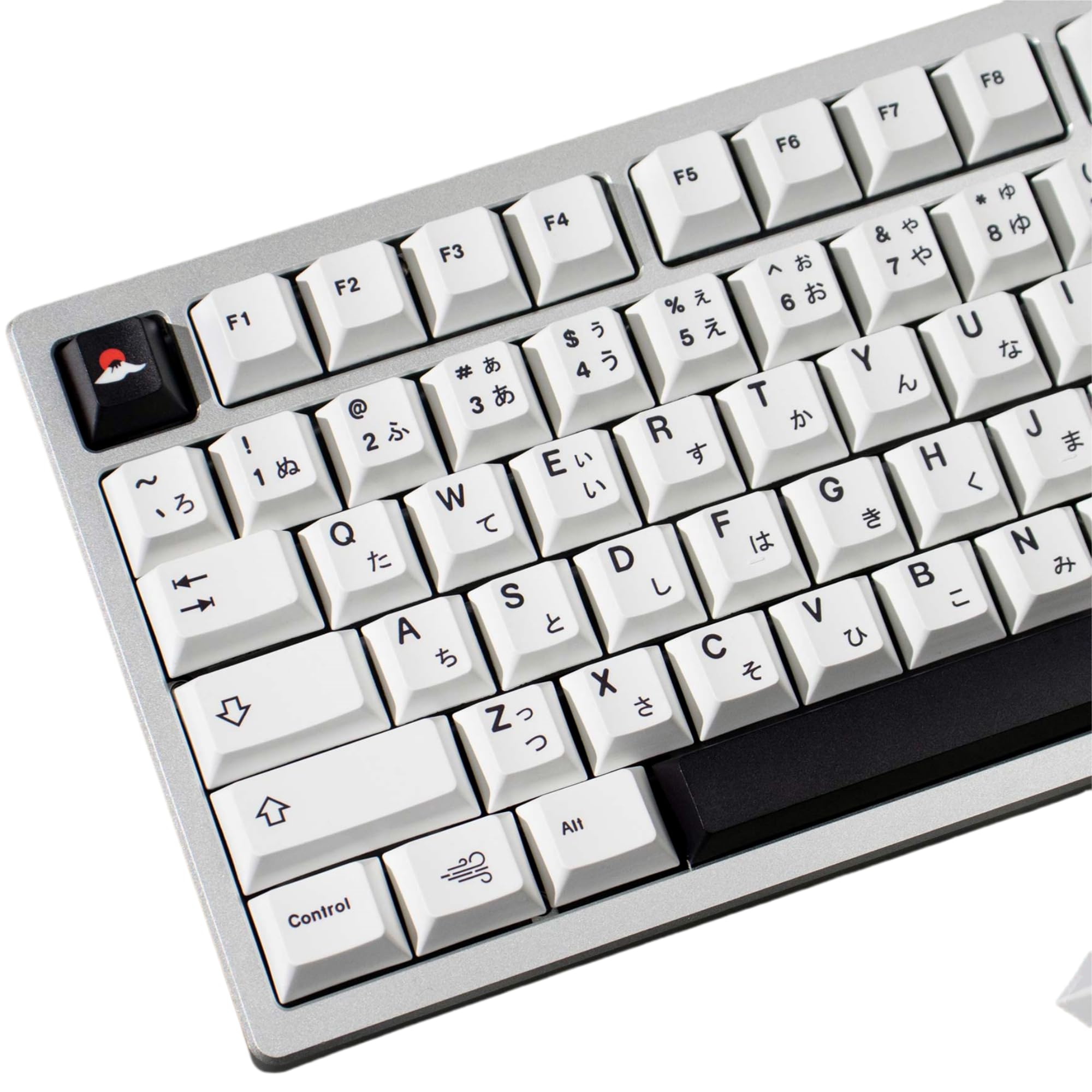 Amazon.co.jp: キーキャップ 白 jis 日本語配列 熱昇華プリント PBT