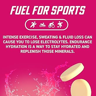 Applied Nutrition Endurance Hydration Electrolyte Tablets - 400mg Electrolytes per Serving – 120 Effervescent Tablets, Sugar Free, Low Calorie, Added Vitamin C Boost Performance – Vimto