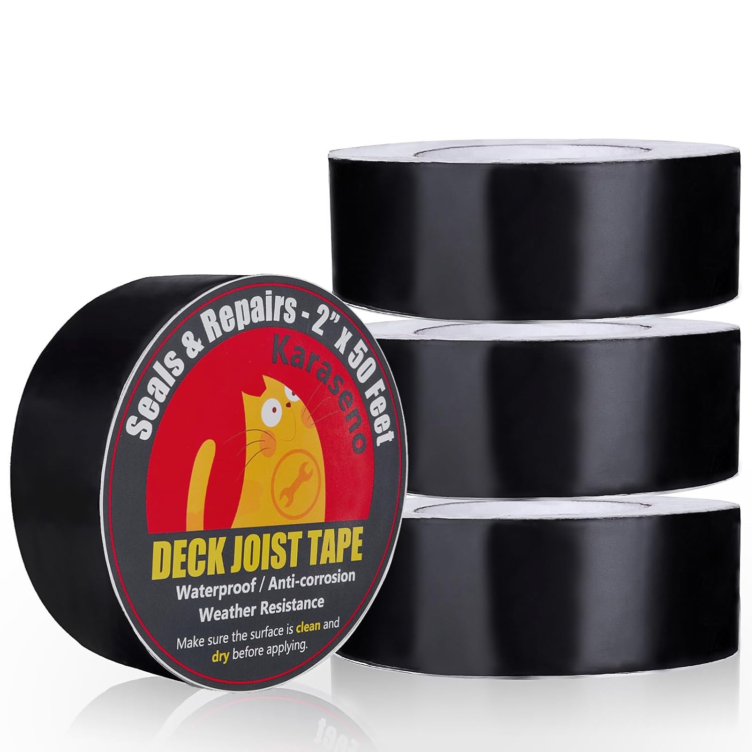 Butyl Deck Joist Tape 2in x 50ft 4 Rolls