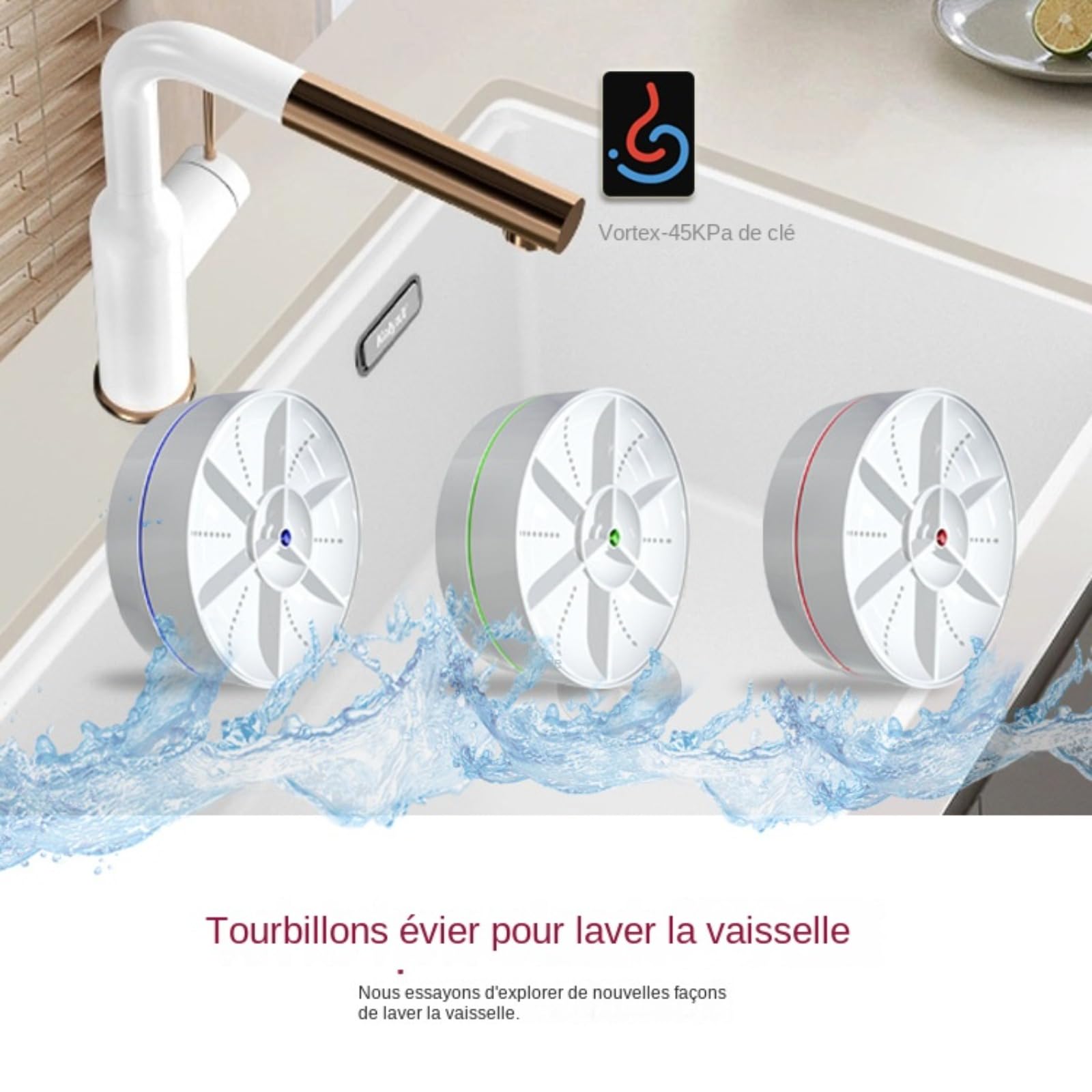 Mini lave-vaisselle,Mini lave-vaisselle USB sans fil portable à ultrasons pour fruits,Lave-Vaisselle À Ultrasons Compact,Convient pour le camping, la cuisine, le camping-car et d'autres endroits