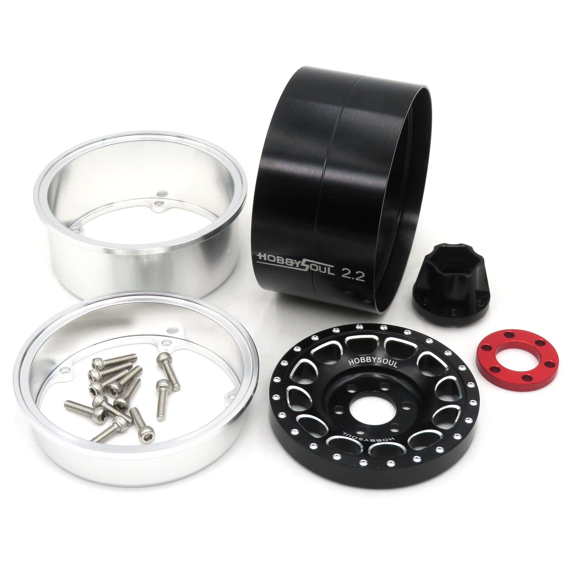 HOBBYSOUL 2.2インチ ラジコンホイール 4個 可変オフ　trx4 Amazon | 4個 RC タイヤ クローラー 2.2インチホイール rc