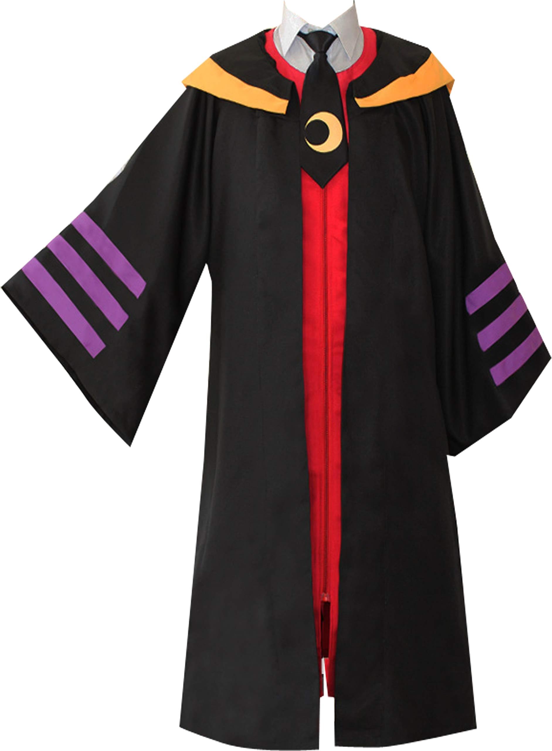 Gzcos Moon Anime Koro Sensei Cosplay Costume Black Suit Full Set Halloween