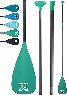 ZLX Sup Paddel 167-208cm,3 oder 4 Abnehmbaren Teilen,Verstellbares paddel für Stand-up Paddling mit Glasfaser Blade Perfekt für Surfen und Wassersport Vergnügen,kajak paddel,Stand Up Paddle Zubehör