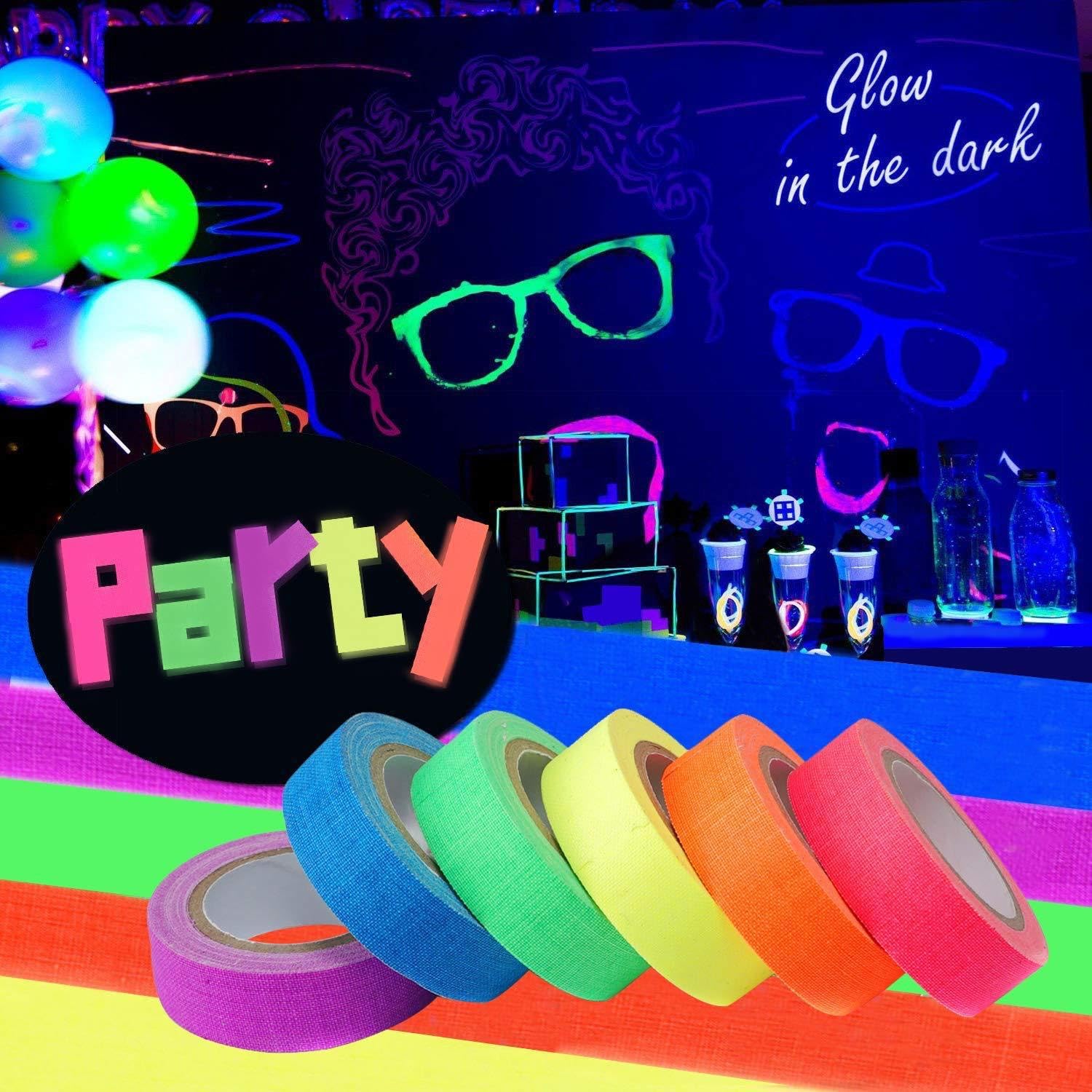 UV Fluorescent Tape Matte High Viscosity Glow In The Dark Black Light Tape For Film Stage Magic Performance Props P 34480084
