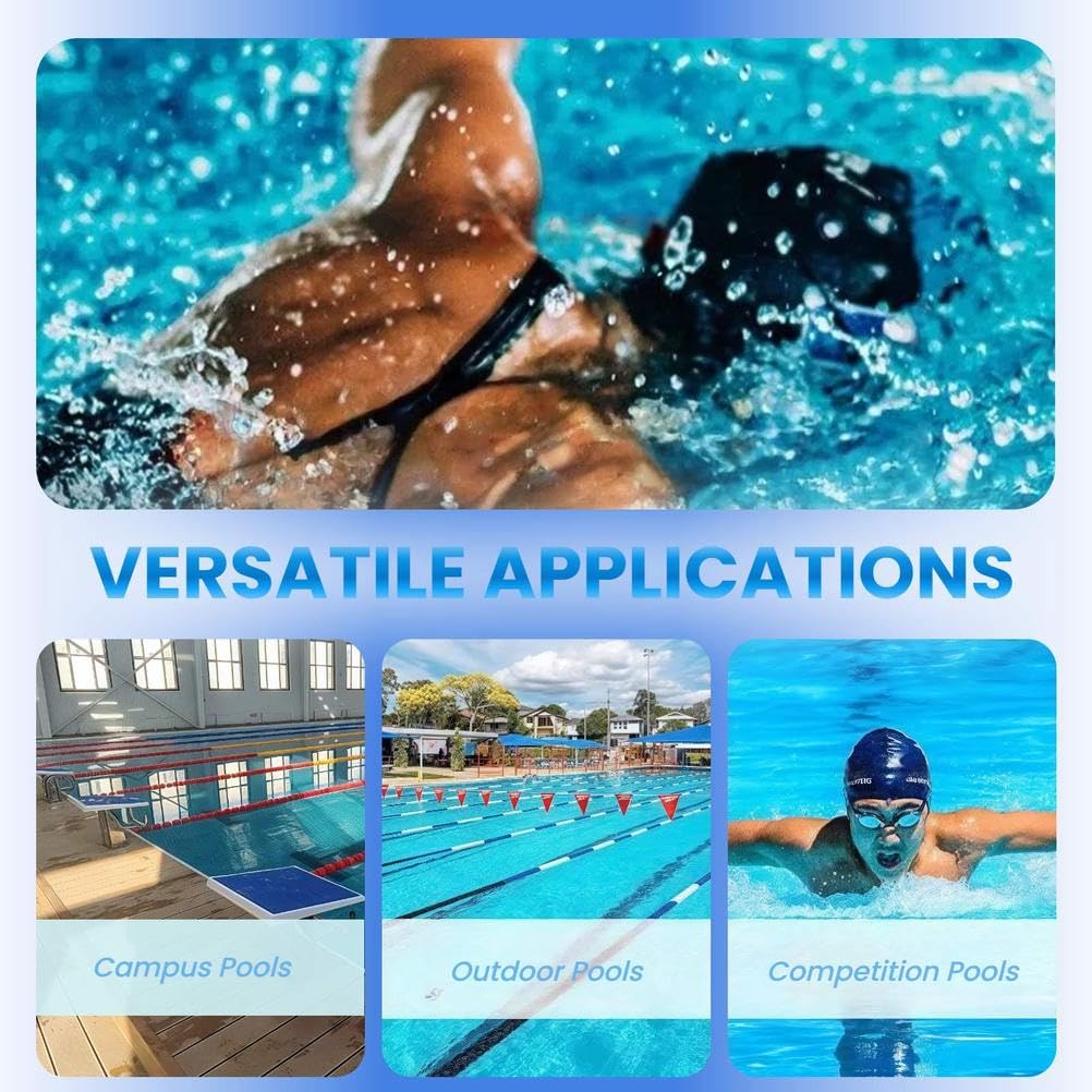Blocco di partenza per piscina, piattaforma di salto per piscina in acciaio inossidabile 304 con superficie antiscivolo e base resistente, per competizioni e allenamento piscine interne ed esterne