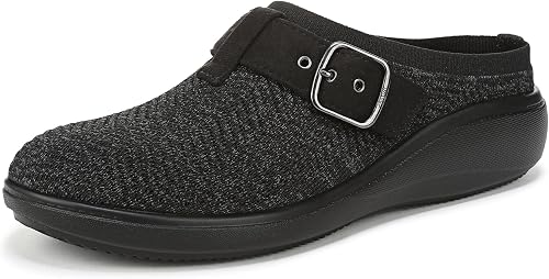LifeStride Women's Balance Knit Mule Black Heather 6.5 M