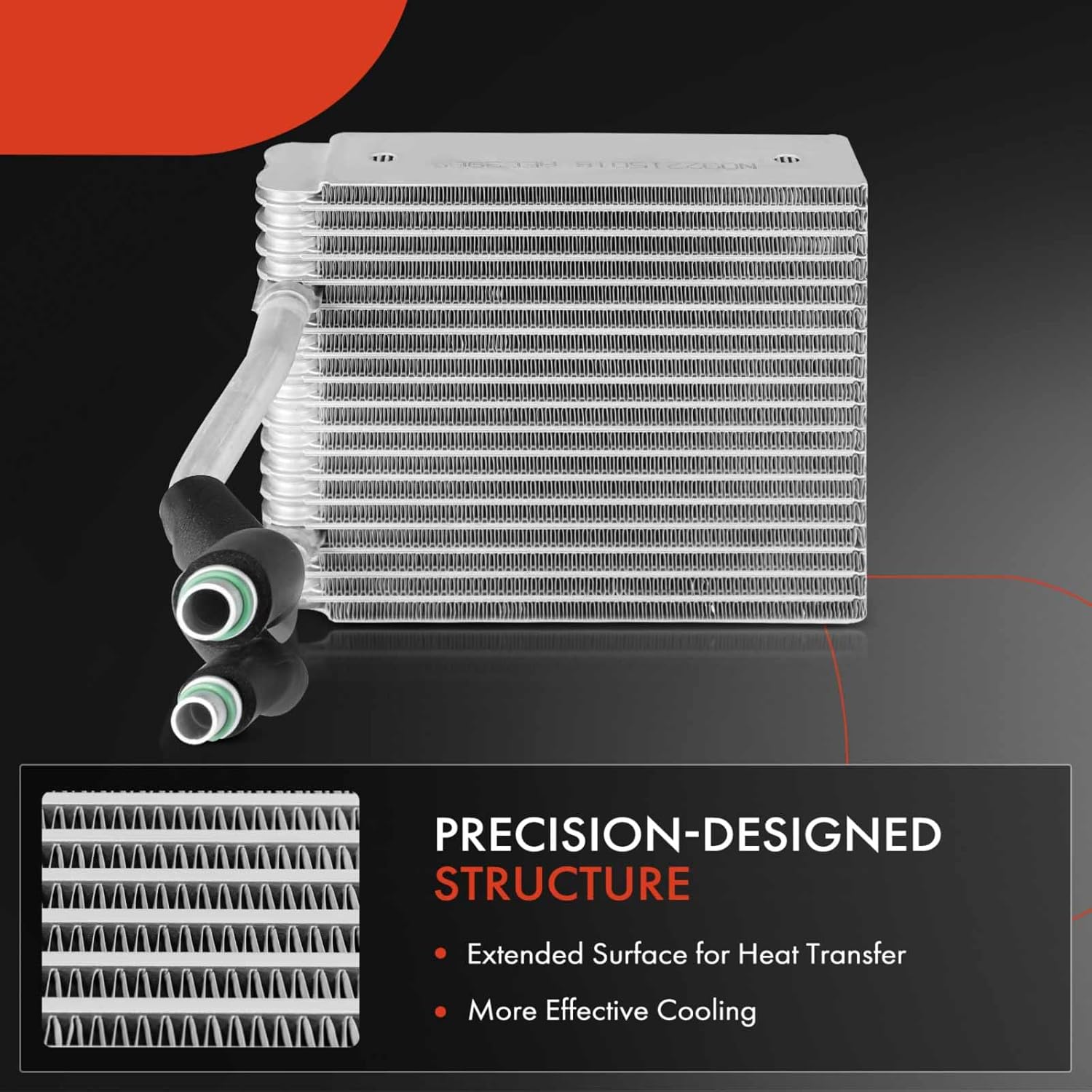 A-Premium Rear AC Evaporator Core Compatible with Nissan Pathfinder Armada 2004, Pathfinder 2005-2012, Armada 2005-2015, Quest 2004-2009 & Infiniti QX56 2004-2010