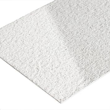 24 x 48 Faux Stone 3D Wall Panels, Clay Manufactured Raised Textured Paneling for Indoors and Outdoors Wall Accent (4, White Granite)