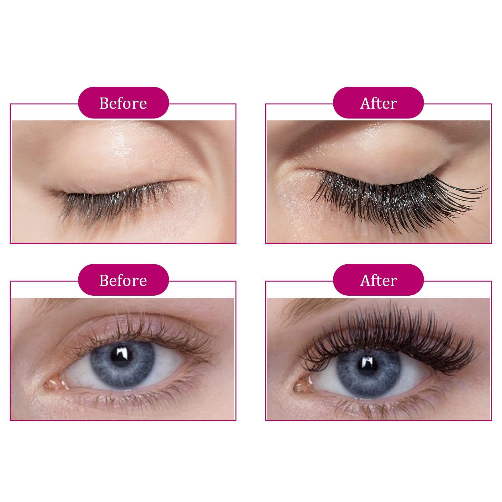 Full Volume Medium False Cluster Eyelashes Seduire Loose Fan Lashes ...
