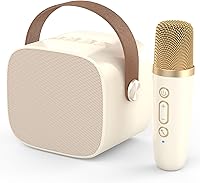 Vista 8 de Mini Máquina de Karaoke, Juguetes Divertidos para Navidad y Cumpleaños para Niños de 4 a 12 Años, Niñas, Niños, Adultos, Micrófono de Karaoke