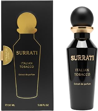 Surrati Italian Tobacco Extrait de Parfum | Intense Woody Spicy Long Lasting Fragrance | Unisex Pure Perfume Spray | 150ml