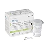 McKesson True METRIX Blood Glucose Test Strips for Diabetes Professional Monitoring System, Multiple Patient Use (100 Count (Pack of 1))