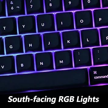 Keychron V5 Max Compact 100-Key Wireless Custom Knob Mechanical Keyboard, Programmable Bluetooth 5.1/2.4 GHz/Wired with RGB Hot-swappable Gateron Jupiter Brown Switch for Mac Win Linux - UK Layout