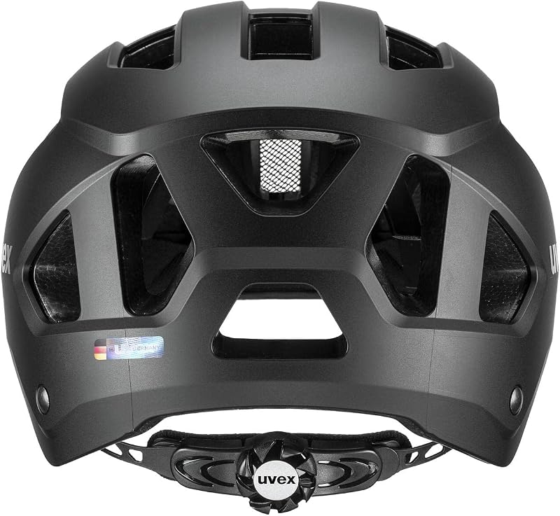 Uvex Stride Style Kerékpáros Bukósisak - Egyéni Méretbeállítás, Német Minőség, Hardshell Technológia, 53-56 cm, Fekete Matt, Unisex