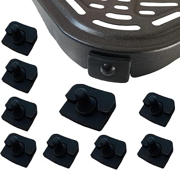 8pcs Air Fryer Rubber Feet for COSORI 6.8QT Air Fryer Premium Air Fryer Silicone Rubber Bumper Legs Rubber Tab Pieces Parts Tips Rubber Stoppers Rubber Spacers for COSORI Air Fryers