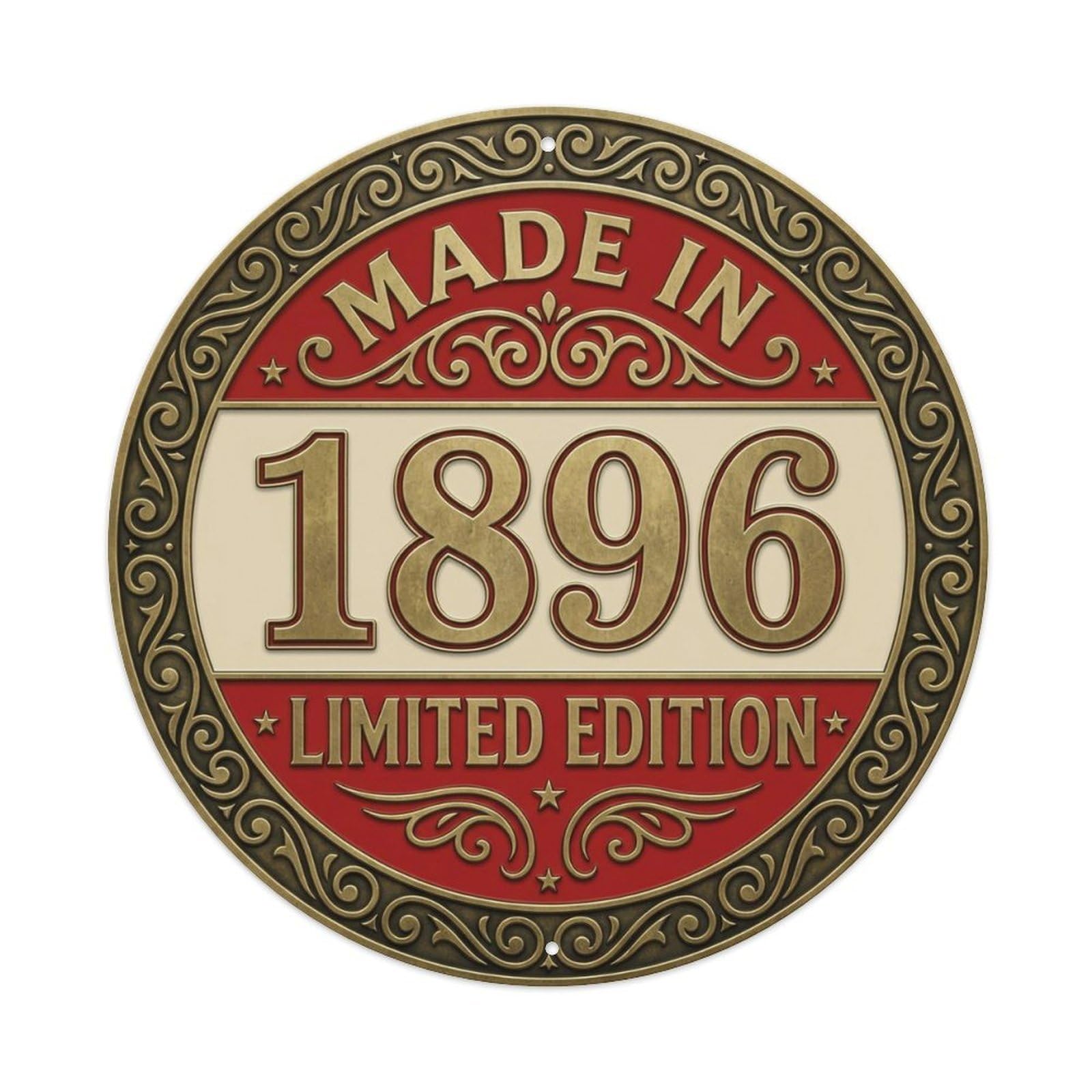 Okahys 8X8inch(20X20cm) Made In 1896 Limited Edition Metal Tin Sign