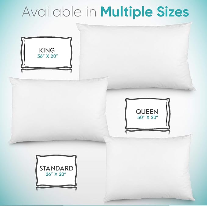 Set 2 Almohadas Alternativa a Plumas Fibra Siliconada Queen miniatura 6